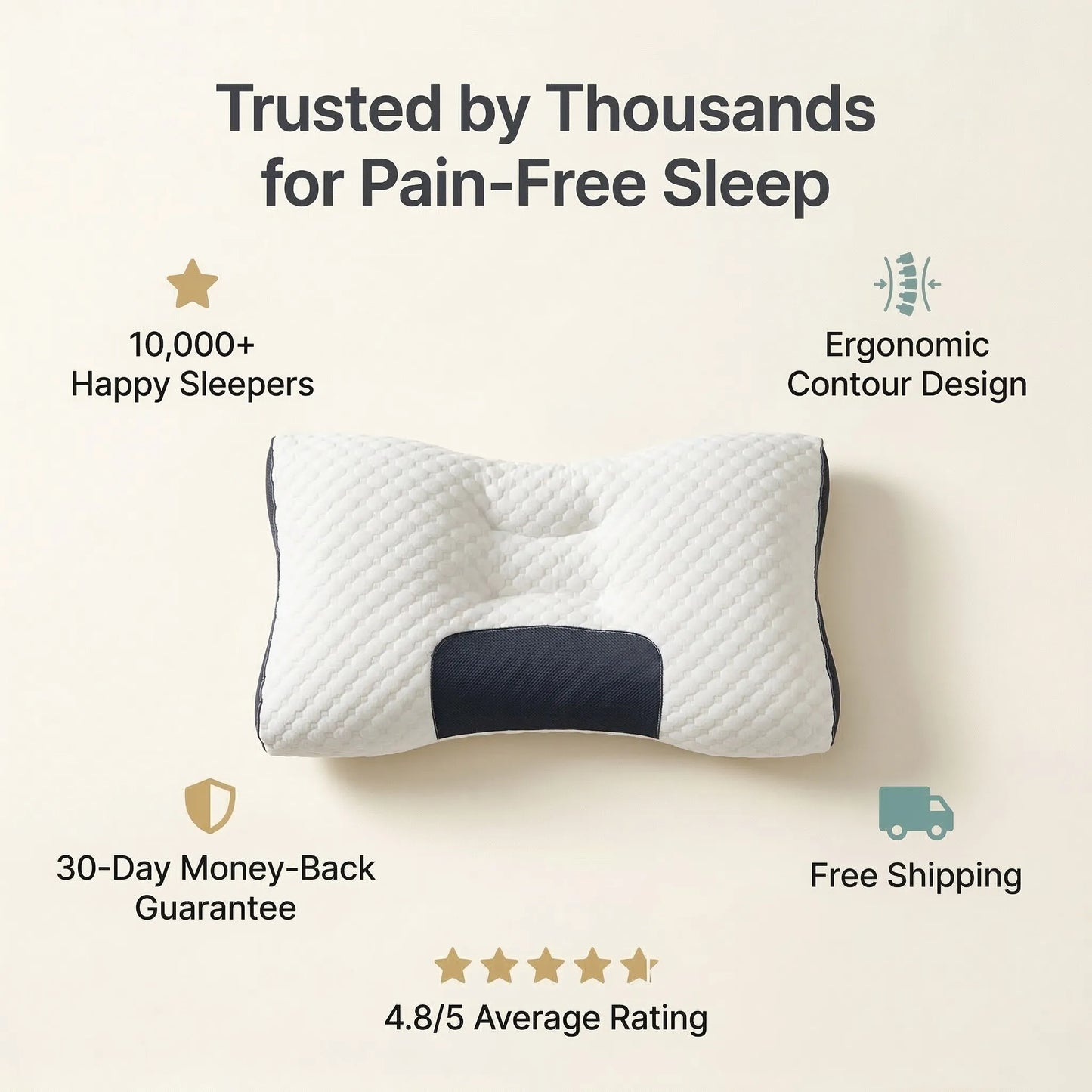 Cozzy® Memory Foam Neck Pillow